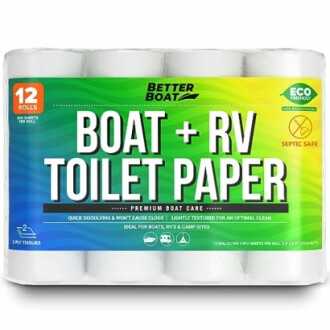 Boat and RV Toilet Paper Septic Safe Tissue Toilet Quick Dissolving - Review